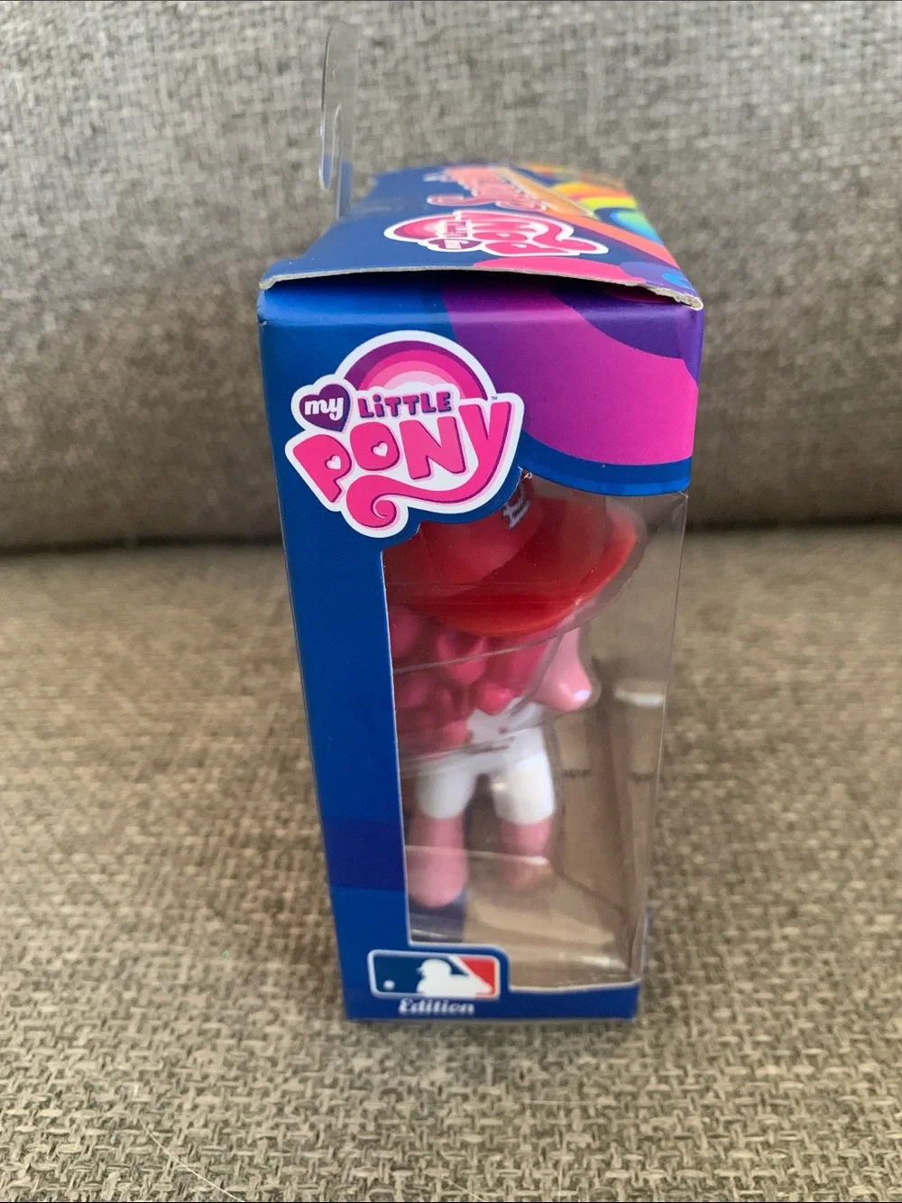 My Little Pony Sporties Pinkie Pie Collectible MLB Figure St. Louis Cardinals